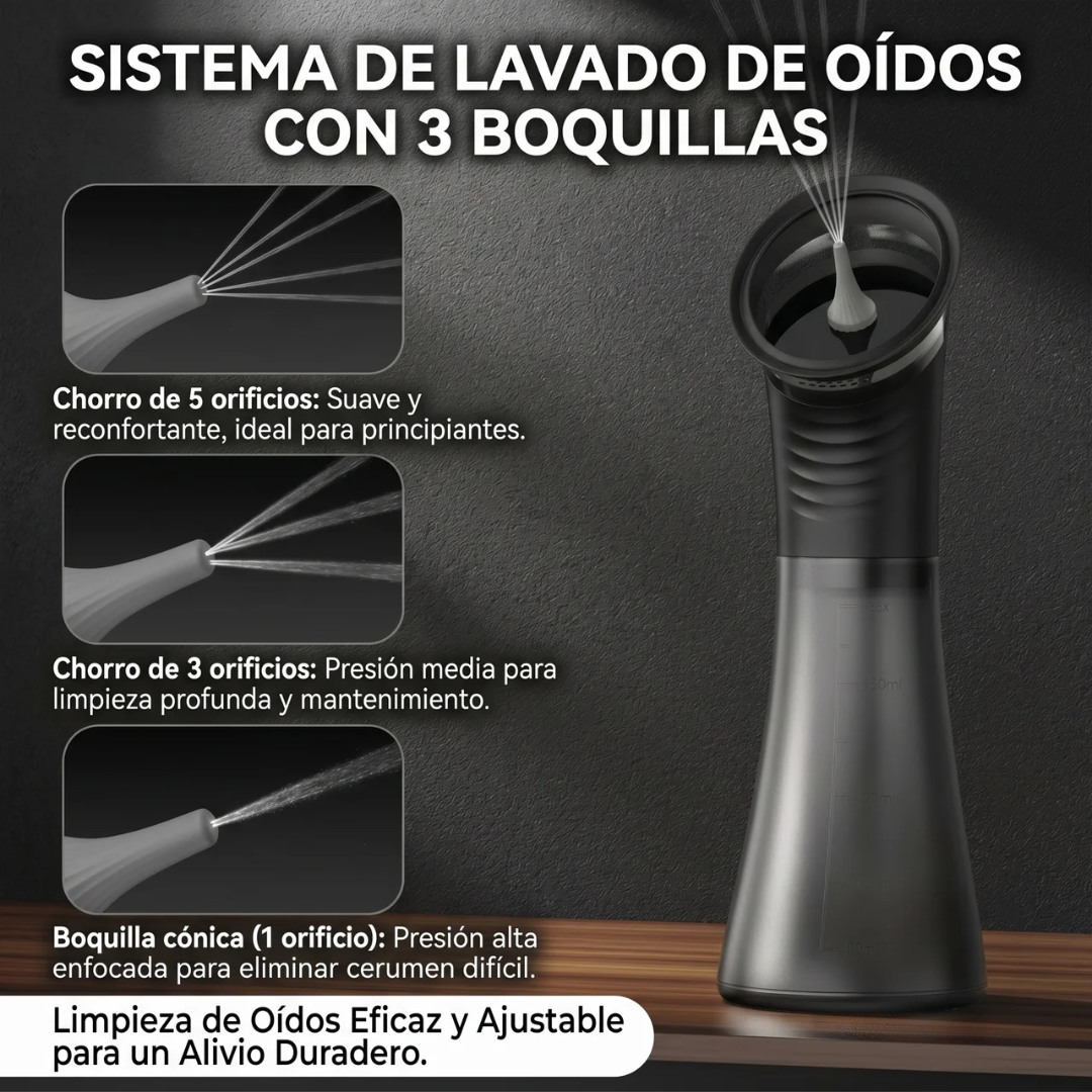 Auralwave™ - Irrigador auricular