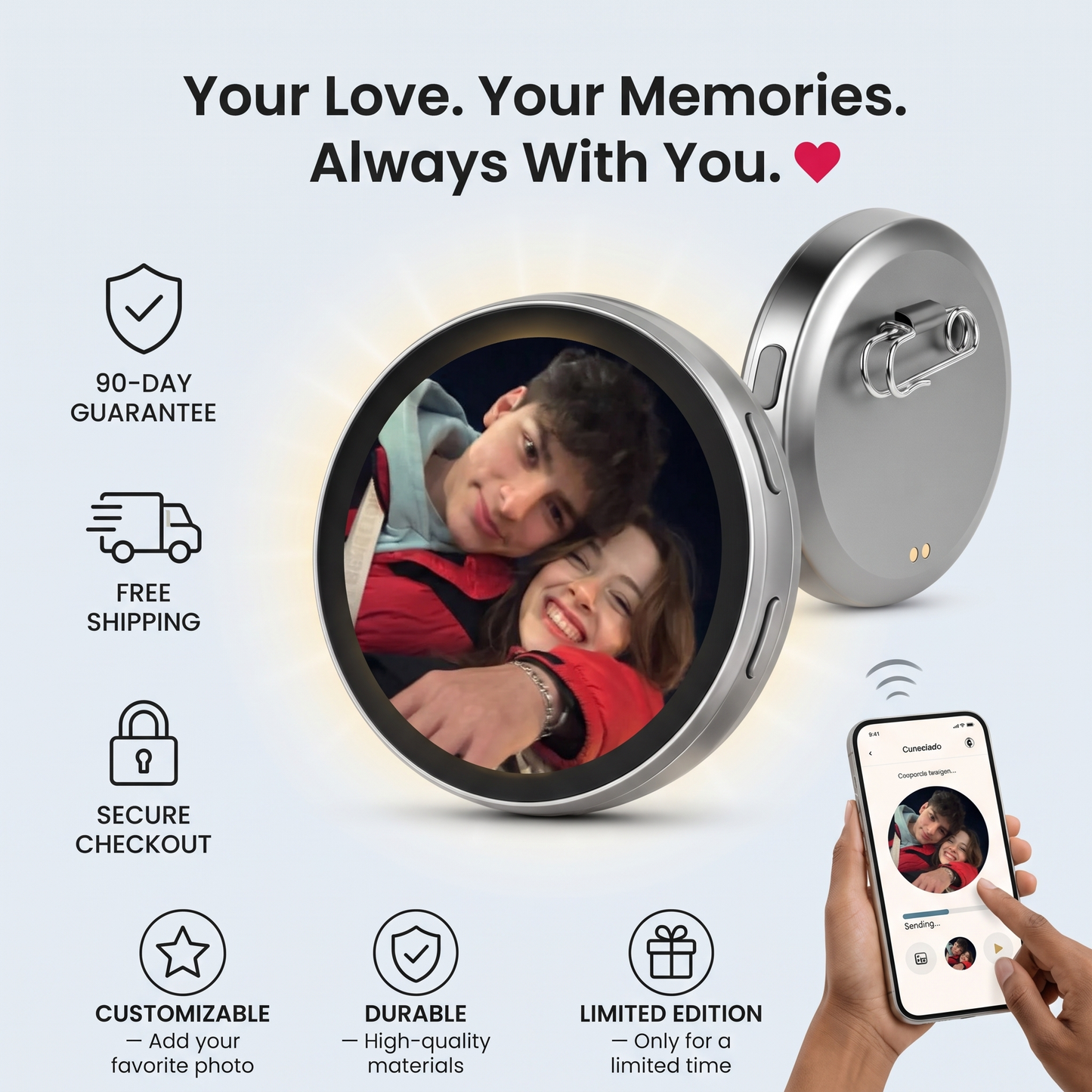 MomentPod™ - A tiny Screen That Holds Your Memories.